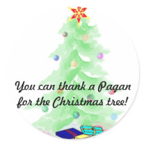 Thank a Pagan stickers