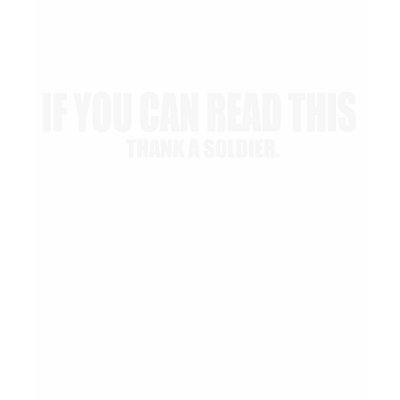 Thank A Soldier T Shirt