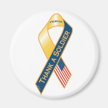 Thank A Soldier Fridge Magnets