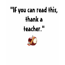 "Thank A Teacher"  T-Shirt