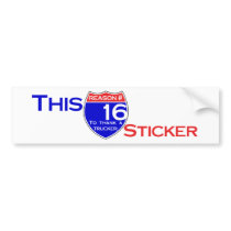 Thank a trucker for your bumper sticker bumper stickers