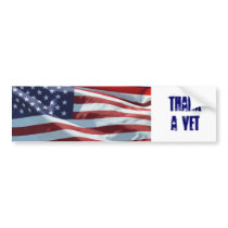 Thank A Vet bumper stickers