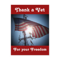 Thank a Vet postcards