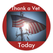 Thank a Vet stickers