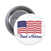 Thank a Veteran Button