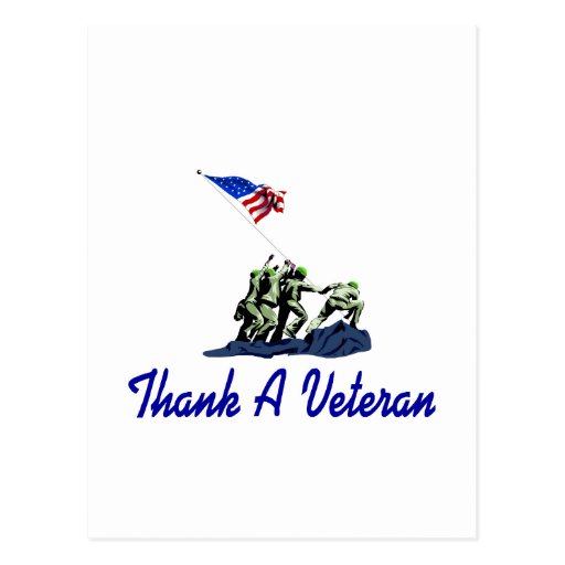 Thank A Veteran Post Card