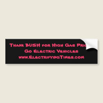 Thank BUSH for High Gas Prices bumper stickers by OrganicCotton Thank BUSH for High Gas Prices bumper stickers
