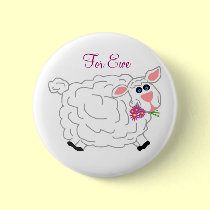 Thank ewe, For Ewe button by marcya7 Thank ewe, For Ewe button