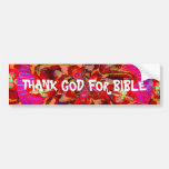 Thank GOD for Bible Bumper Sticker
