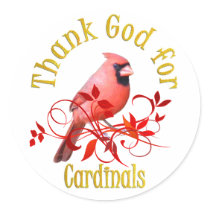 Thank God for Cardinals stickers