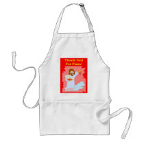 Thank God For Pizza Apron by moneyfornothings Thank God For Pizza Apron