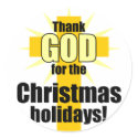 Thank God for the Christmas Holiday stickers by Parable Thank God for the Christmas Holiday stickers