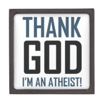 Thank God I'm An Atheist Premium Gift Boxes