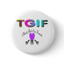 Thank God I'm Female buttons by fashionfiles Thank God I'm Female buttons
