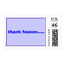 thank heaven..... postage