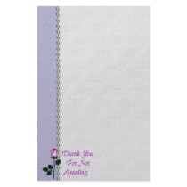 Thank Non-Breeders Custom Stationery