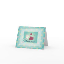 Thank U Card (Cat Design) cards