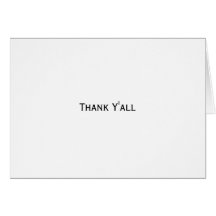 Thank Y'all Greeting Cards