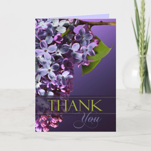 Thank You Acknowledgement Card card