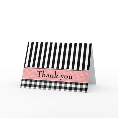 Thank you Acknowledgement Card