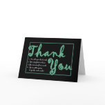 THANK YOU Administrative Professionals Day GREEN Card