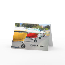 Thank You Airplanes greeting card