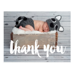 Thank You and Baby Birth Announcement Postcard