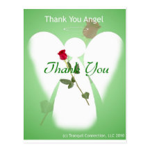Thank you Angel Postcard