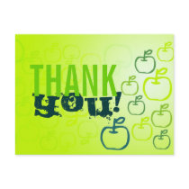 Thank You Apples Postcard by onlinecards Thank You Apples Postcard