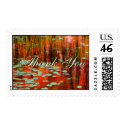 Thank You Autumn Postage Stamp stamp