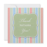 Thank You Baby Shower Flat Card Personalized Invitations