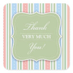 Thank You Baby Shower Sticker
