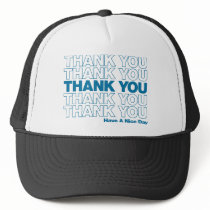 Thank You Bag Design - Blue hats
