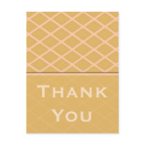 thank you biege postcards by DonnaGraysonAbstract thank you biege postcards