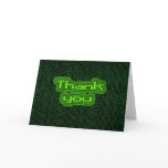 Thank you - Binary Greeting Cards