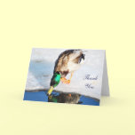 Thank you bird greeting card