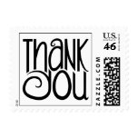 Thank You Black Stamp