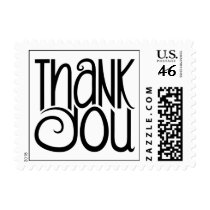 Thank You Black Stamp