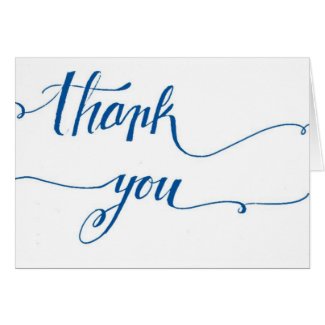Thank You - Blue