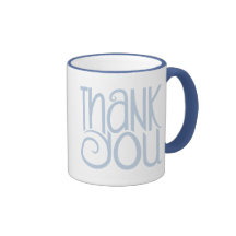 Thank You Blue Mug
