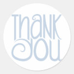 Thank You Blue Sticker
