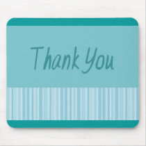 Thank You Blue Stripe Use Mat