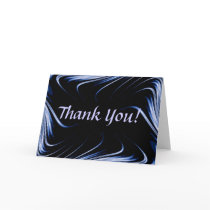 Thank you blue swirl cards