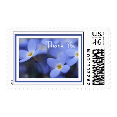 Thank You - Bluettes Postage Stamp by michelleharbour
