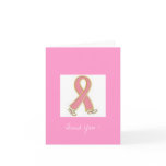 Thank You,breast cancer Greeting Card