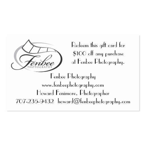 Thank you business cards (back side)