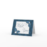 Thank You Butterfly Brocade blue Cards