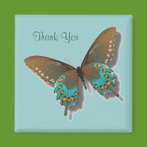 Thank You butterfly magnet