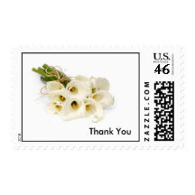 Thank You calla stamp