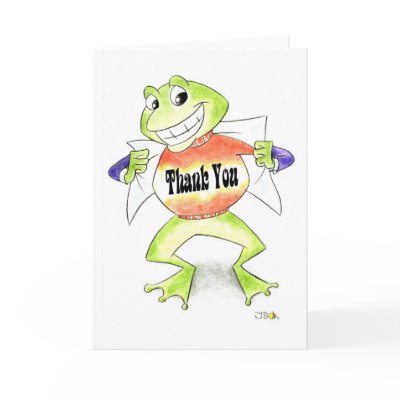 Thank You Greeting Card by jsoh